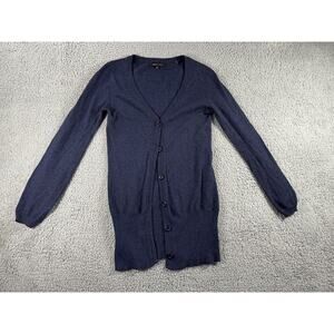 Bcbg Maxazria Cardigan Sweater Women Medium Wool Blend Knit Long‎ Sleeve